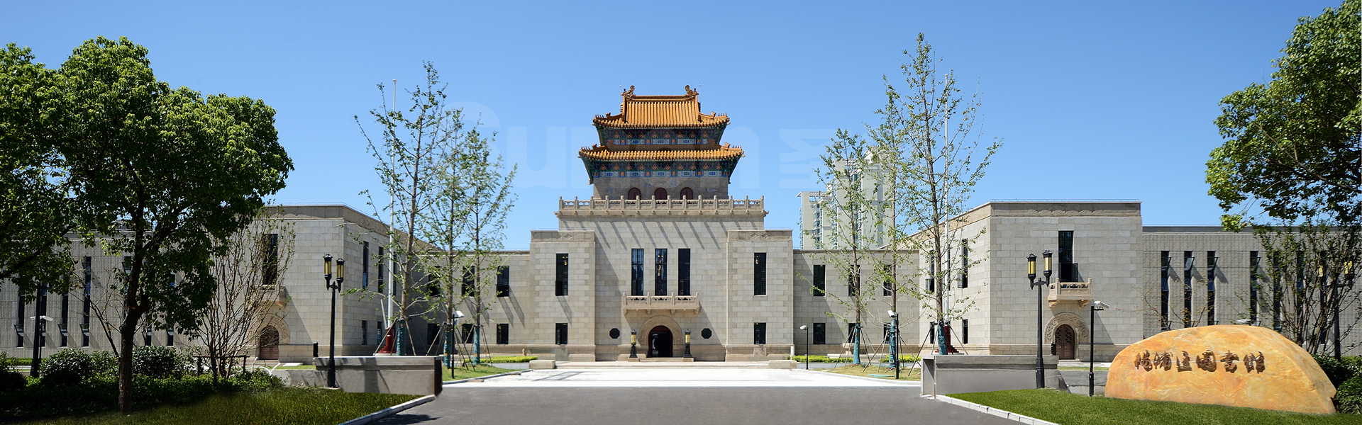 上海楊浦區圖書館外景圖
