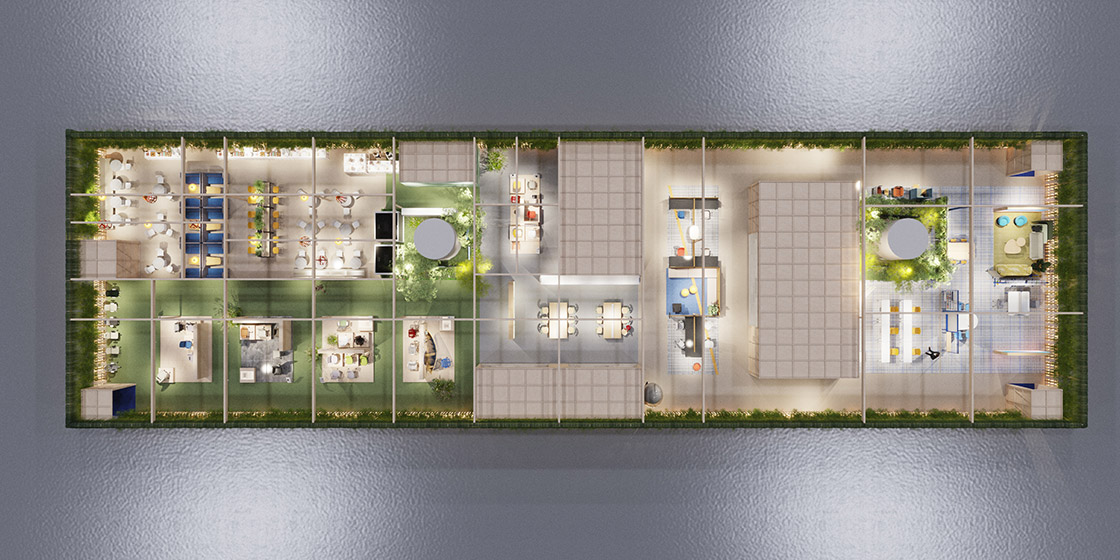 圣奧參加第53屆廣州家博會展區(qū)布局效果圖