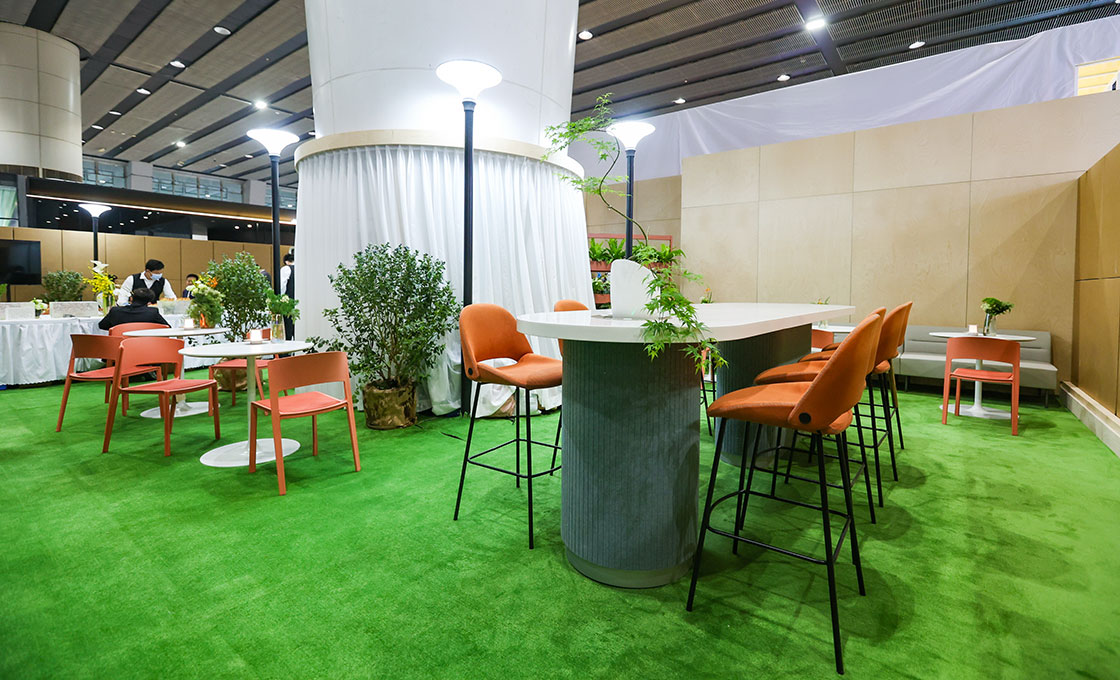 2025CIFF展會現場圣奧餐飲空間實拍圖